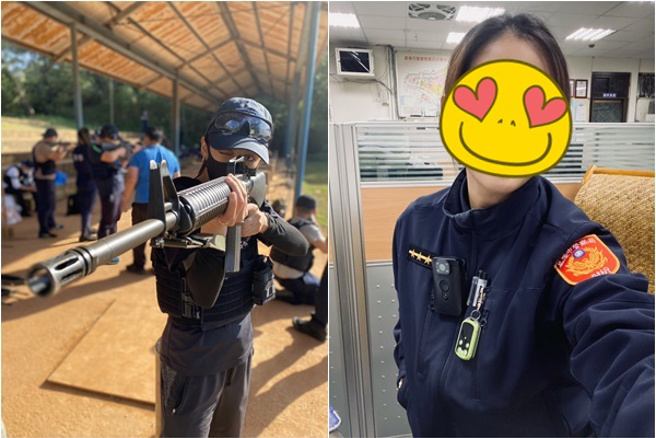 基隆首位射击教官！超美神枪手神似「陈庭妮」，正面照曝光。(林佳勋授权)