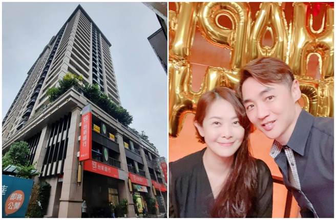 「藝起發光」教會新據點（左圖）今只見數量名車不停出入停車場，卻未見宋逸民夫妻。（粘耿豪攝、摘自臉書）