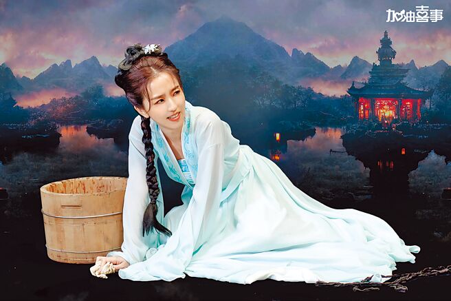 周晓涵穿古装演喜剧。（TVBS提供）