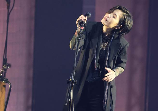 安溥日前在台北小巨蛋连唱两场。（陈俊吉摄）