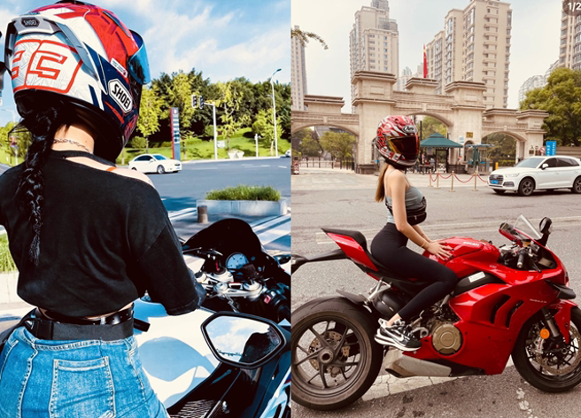 爆乳重机妹与金主夸张的对话，也让网友看得啧啧称奇。（翻摄自推特）