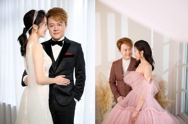 翁立友婚纱照曝光。（图／豪记唱片提供）