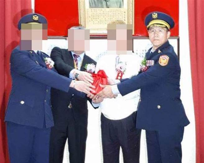 台南警三线一秘书主任涉恐吓取财拒捕，调任非主管职务。(读者提供/程炳璋翻摄)