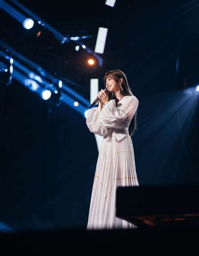 王心凌昨晚登上湖南衛視跨年晚會。（天晴娛樂提供）