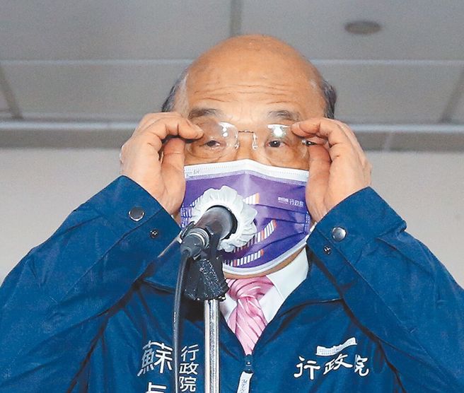 行政院长苏贞昌（图）以抖音风格拍摄政绩影片，引发讨论。（中时资料照）