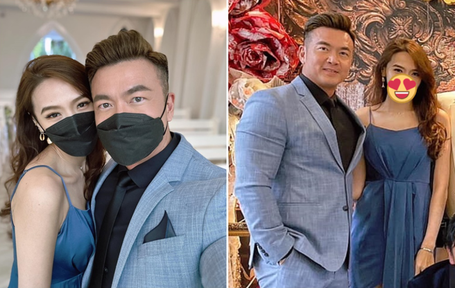 李沛旭曝光太太脫口罩的真面目。（圖／fb@李沛旭）