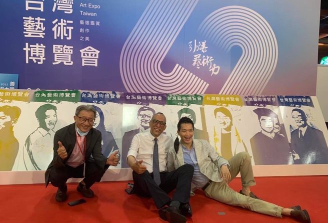 台湾艺术博览会已成为艺术家与孩子、民眾一年一次的约定。(图／立法委员何志伟办公室提供)

