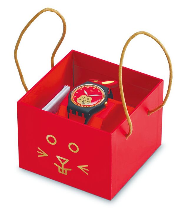 兔年特殊包装充满巧思。（Swatch提供）