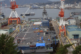 日本海自「加賀號」改裝接近完成 將成F-35B航空母艦 