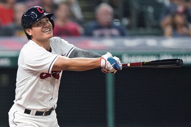 张育成去年在美国大联盟表现时好时坏。（美联社资料照）