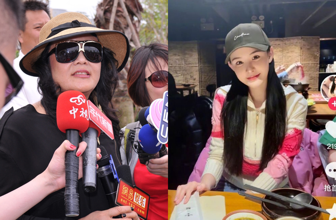 张颖颖传出怀孕，张兰回应。（图／中时资料照片；翻摄自ba哥专用微博）