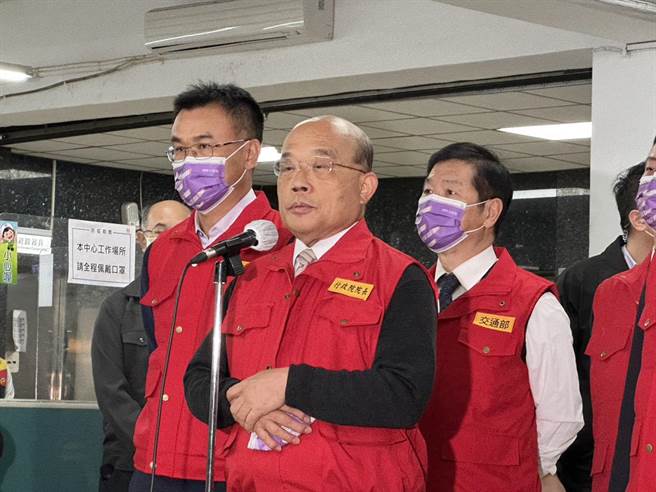 行政院长苏贞昌。（黄婉婷摄）