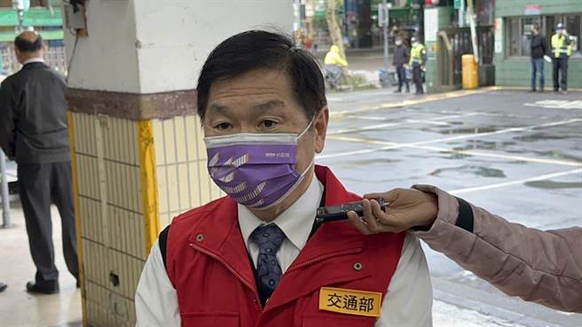 交通部次长祁文中。（黄婉婷摄）