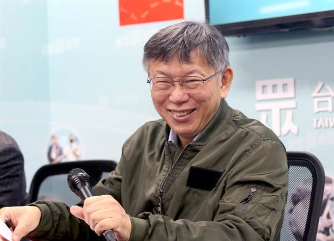 柯文哲认为晨会制度让市政更有效率。（范扬光摄）