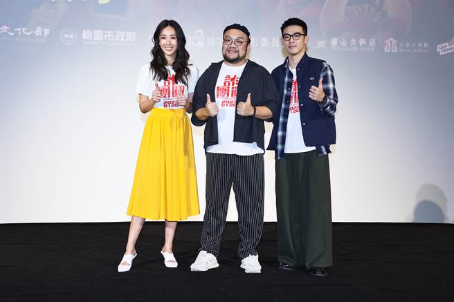 隋棠（左起）、叶天伦、陈昊森为电影宣传。（罗永铭摄）