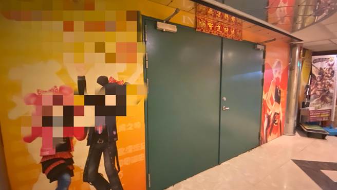 中市潘女在中区1家网咖包厢内产子。（陈淑芬摄）