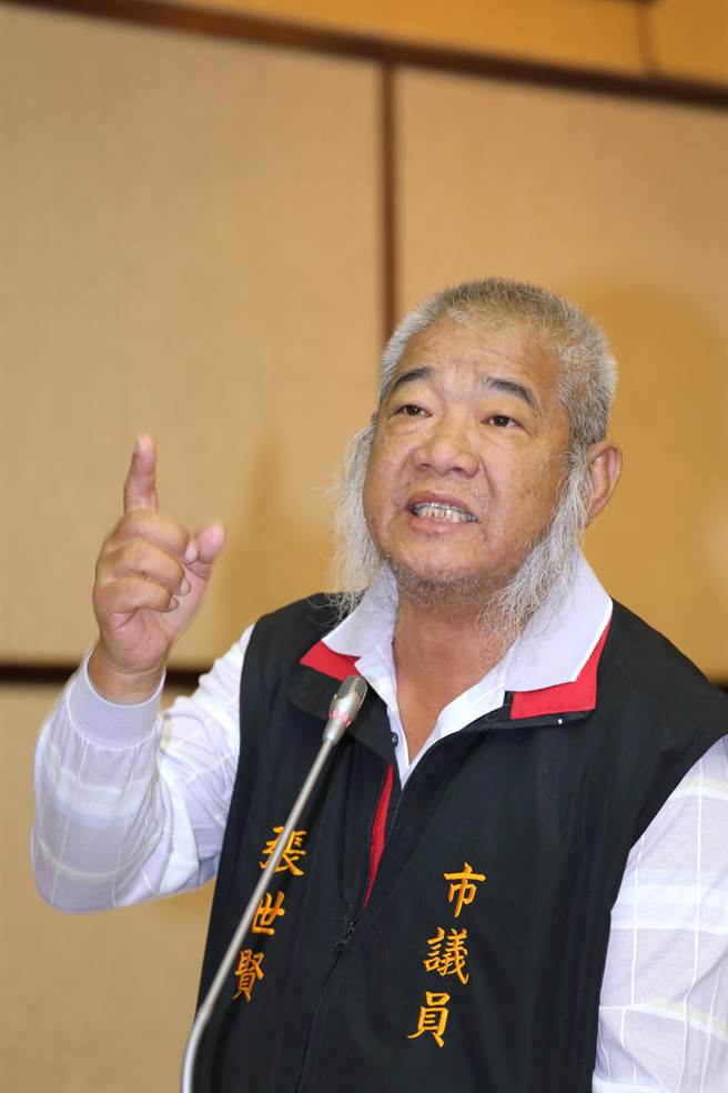 台南市正副议长选举跑票的前国民党籍议员张世贤。（本报资料照片）