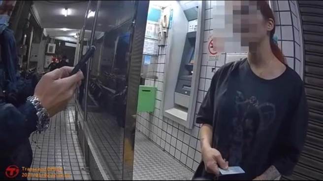 40歲的許姓女子2日晚間前往提款機查詢匯款，卻意外發現自己已被通緝。（高市苓雅分局提供／楊舒婷高雄傳真）