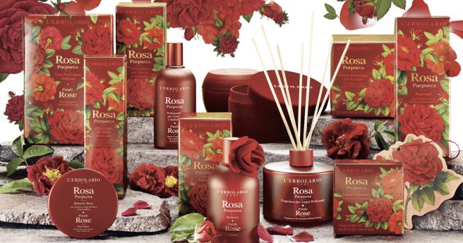 Global Mall新北中和店的蕾莉欧绯红玫瑰香氛系列，原价280元起，优惠价196元起。（Global Mall提供）