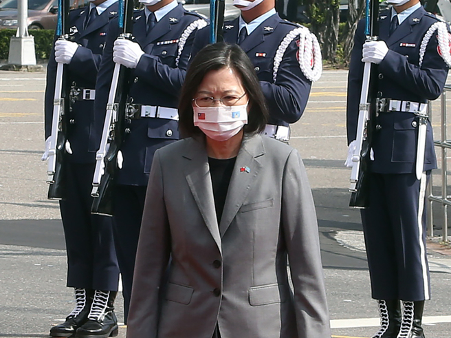 图为蔡英文总统。（资料照,赵双杰摄）