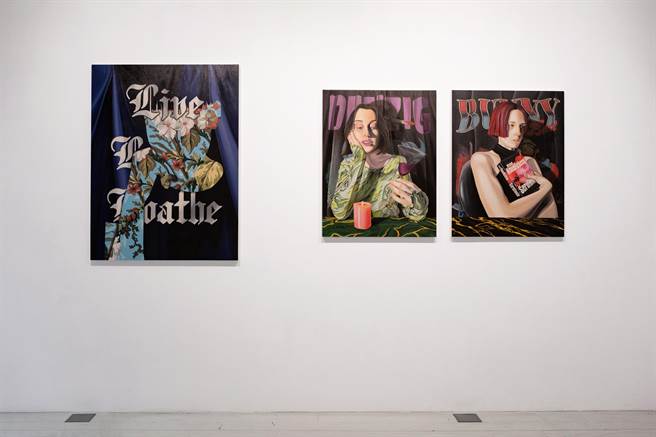 埃斯特拉达作品以街头风的强烈色彩设刺时下表像的审美。（Bluerider ART提供）