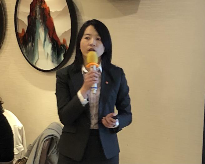 群益投信ETF与指数投资部主管张菁惠。（图/记者李锦奇摄影）