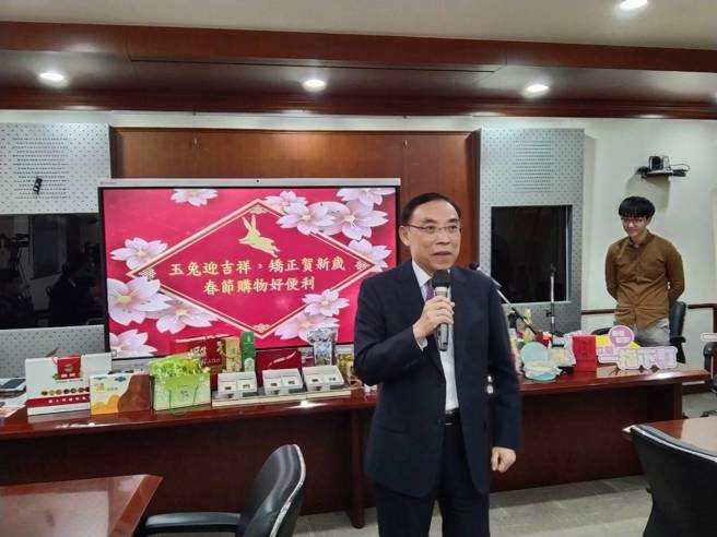 法务部长蔡清祥。（陈志贤摄）