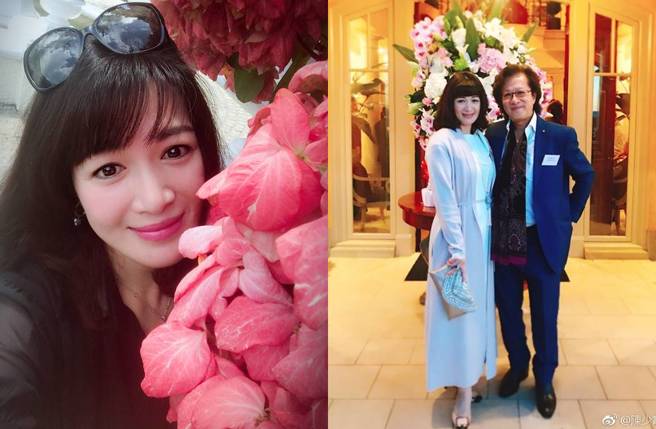 陈少霞2016年再婚「大陆法拉利之父」李文辉。(图／取自陈少霞微博)