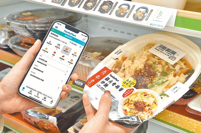 全家首创「友善食光」惜食机制，并因应消费者需求于APP上推出「友善地图」功能，可即时查询各店友善食光的商品与库存。（全家提供）