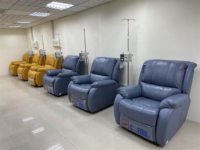 衛福部豐原醫院打造山城座艙級化療室。（豐原醫院提供／陳淑娥台中傳真）