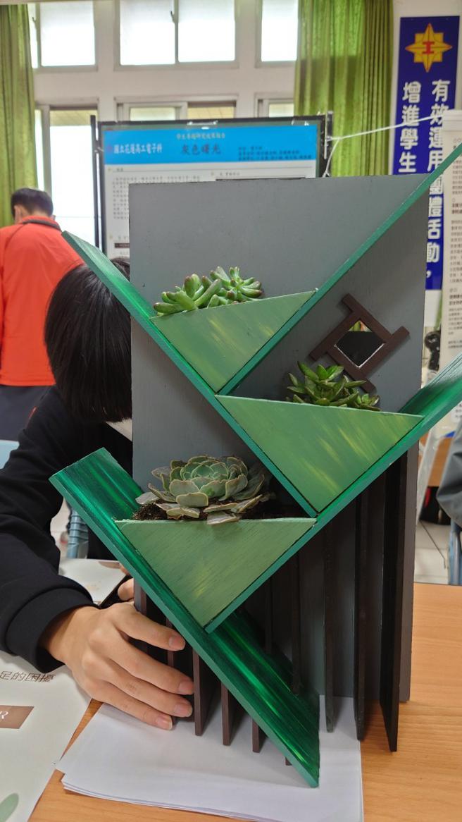 創意發想組「花仙樂園」的立體植栽擺件