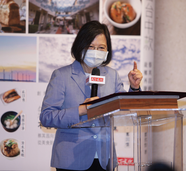总统蔡英文。（资料照,季志翔摄）
