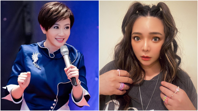 面對寇乃馨的擔憂，小甜甜霸氣發聲了。(圖／翻攝自寇乃馨臉書、小甜甜臉書)