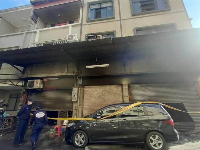 台中市大里区今天凌晨发生火警，导致1家5口丧命，火警原因目前仍在调查中。（潘虹恩摄）