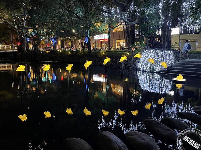 2023新竹萬兔順利！「From Here 兔 There」兔子輕盈跳躍，穿越河道，帶領人們迎向嶄新的一年。（圖／旅遊經提供）