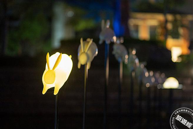 2023新竹萬兔順利！「From Here 兔 There」兔子輕盈跳躍，穿越河道，帶領人們迎向嶄新的一年。（圖／旅遊經提供）