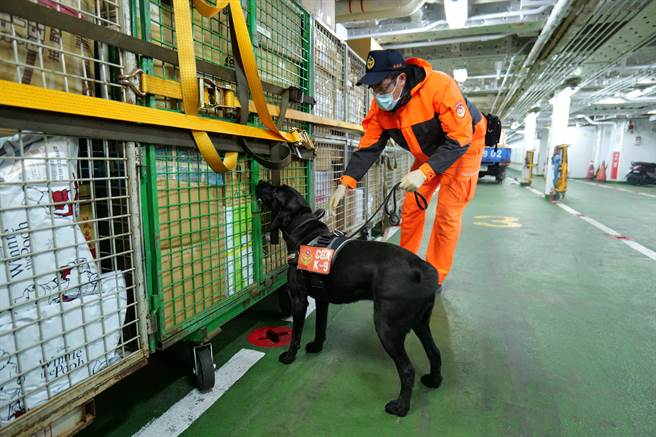 海巡署北部分署在农历年前举行岸海联合扩大威力扫荡，动员所辖海巡、陆巡等单位，强化固守海疆。（海巡署提供／张志康基隆传真）
