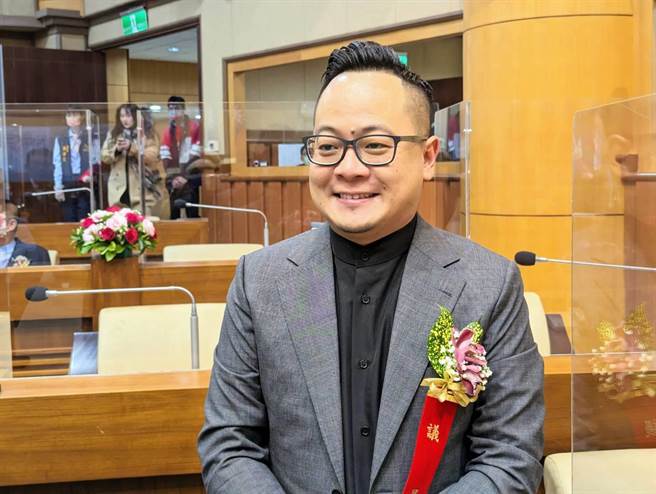 基隆市议长童子玮表示，希望中央政府重视行政区重划议题。（张志康摄）