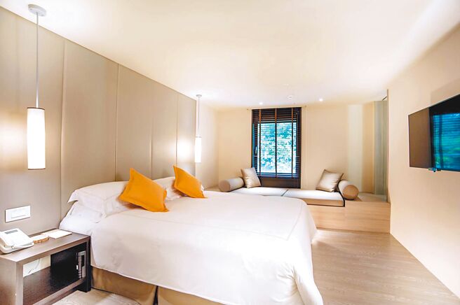 大地酒店春节福袋头奖是价值逾3万元的「丹凤套房一泊一食住宿券」。（北投大地酒店提供）