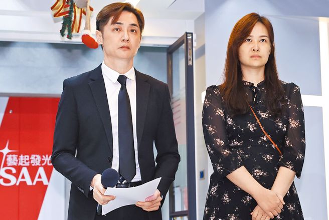 宋逸民、陳維齡出席記者會說明爭議始末。（圖/中時資料照）