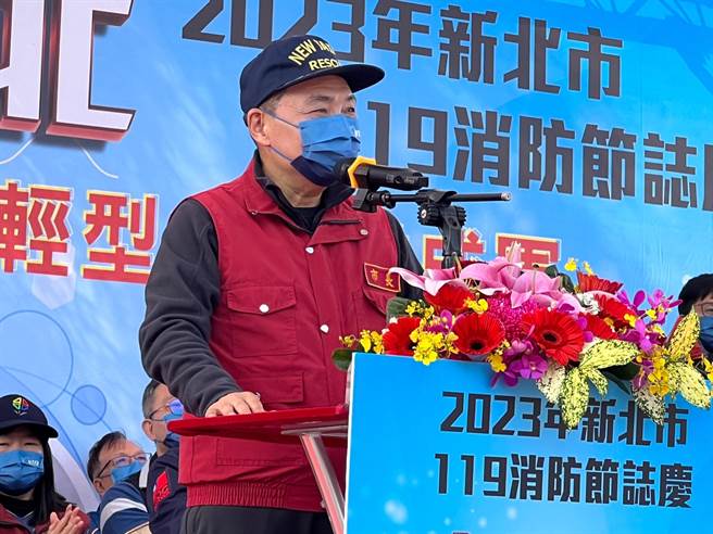 侯友宜表示会做好统筹调度，在财务的运用让民眾有感。（王扬杰摄）