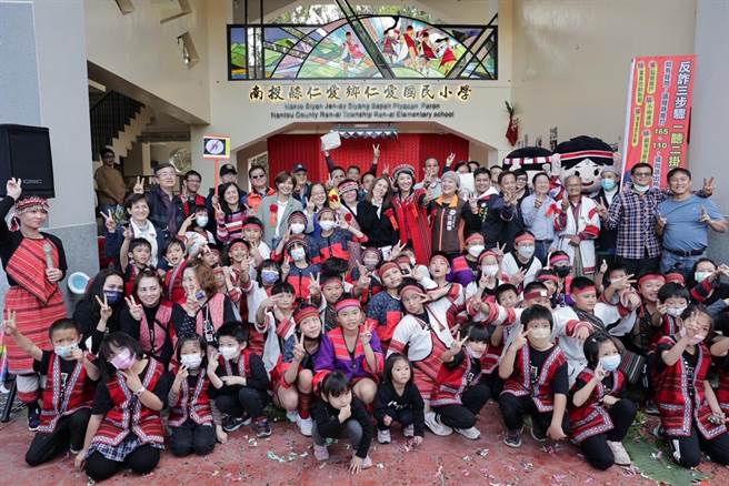 仁爱乡仁爱国小，新建校舍7日落成启用。（南投县政府提供／廖志晃南投传真）