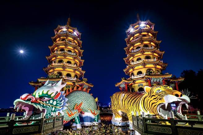 高市府观光局8日宣布，只要在1月26日至2月5日灯会期间组团来高雄赏灯、参香祈福并住宿1晚，旅行团可获平日加码补助6000元，假日则补助5000元。（高市府观光局提供／洪浩轩高雄传真）