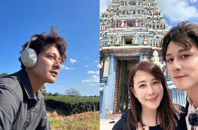 廖科溢（右图右）亲上火线回覆网友留言。(图/廖科溢脸书)