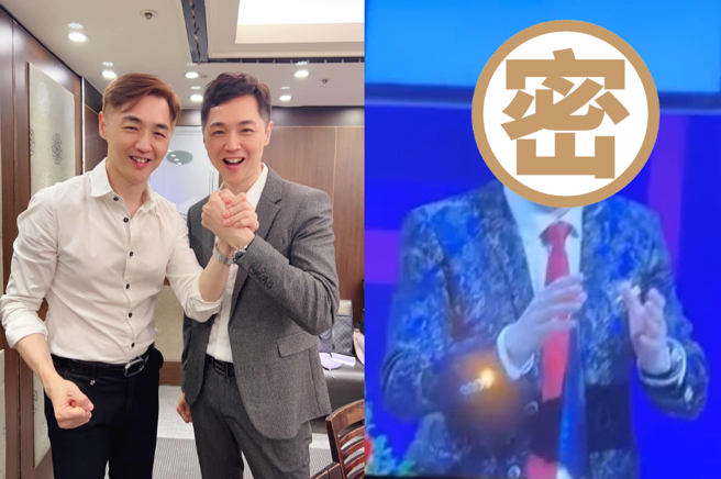 女星唐玲曝光宋达民（右）最新造型照片。（图／唐玲脸书）