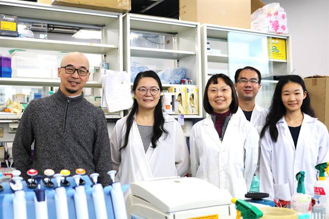 阳明交大教授许翱麟（左）的团队从从线虫身上发现节食可以延缓老化的分子机转。（阳明交大提供／林志成台北传真）