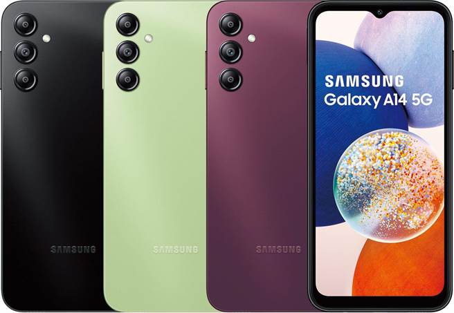 台湾三星今日正式引进全新生力军Galaxy A14 5G。（三星提供）