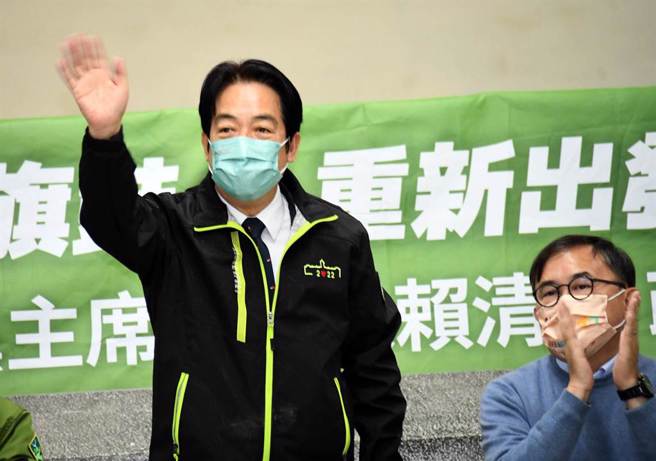 副总统赖清德（左）。（中时新闻网，庄哲权摄）