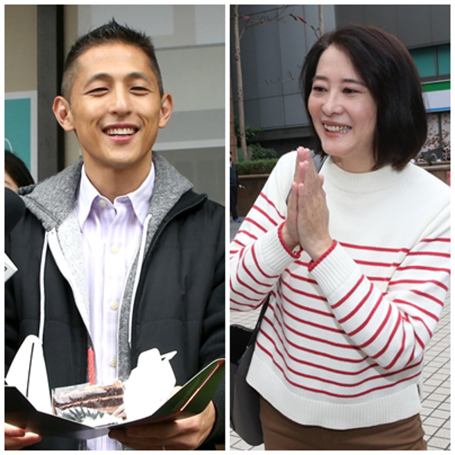 吴怡农（左）、王鸿薇（右）。（资料照片合成／赵双杰摄、陈君玮摄）