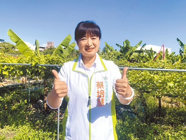 競選南投縣長失利的蔡培慧，拔劍再戰立委。（廖志晃攝）